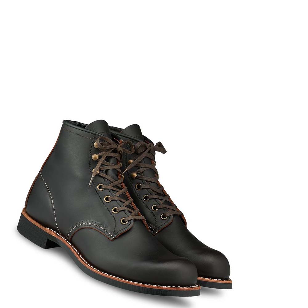 Red Wing Heritage 6-Inch CSA in Prairie Leather Men's Boots Black / Brown | ZA 20LIS